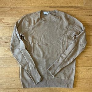 Everlane Classic Cashmere Crewneck Sweater - Camel XXS